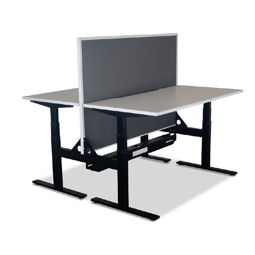 Vertilift Back to Back Desk with Screen